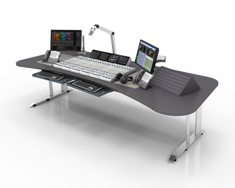 Control Room Furniture For Radio Broadcast LundHalsey