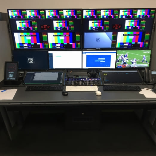 DAZN Control Room for Broadcast Project by Lund Halsey