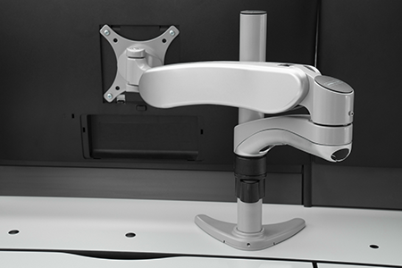 E-type Fixed Height Adjustable Monitor Arm Detail