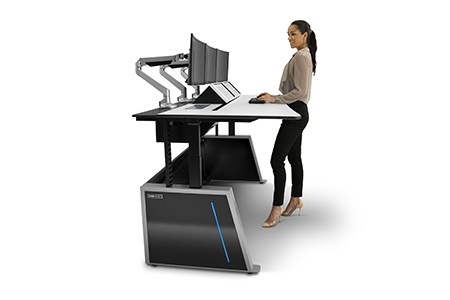 Visionline XT3 3-4 Medium Model Stood Standing Console Desk for Control Rooms