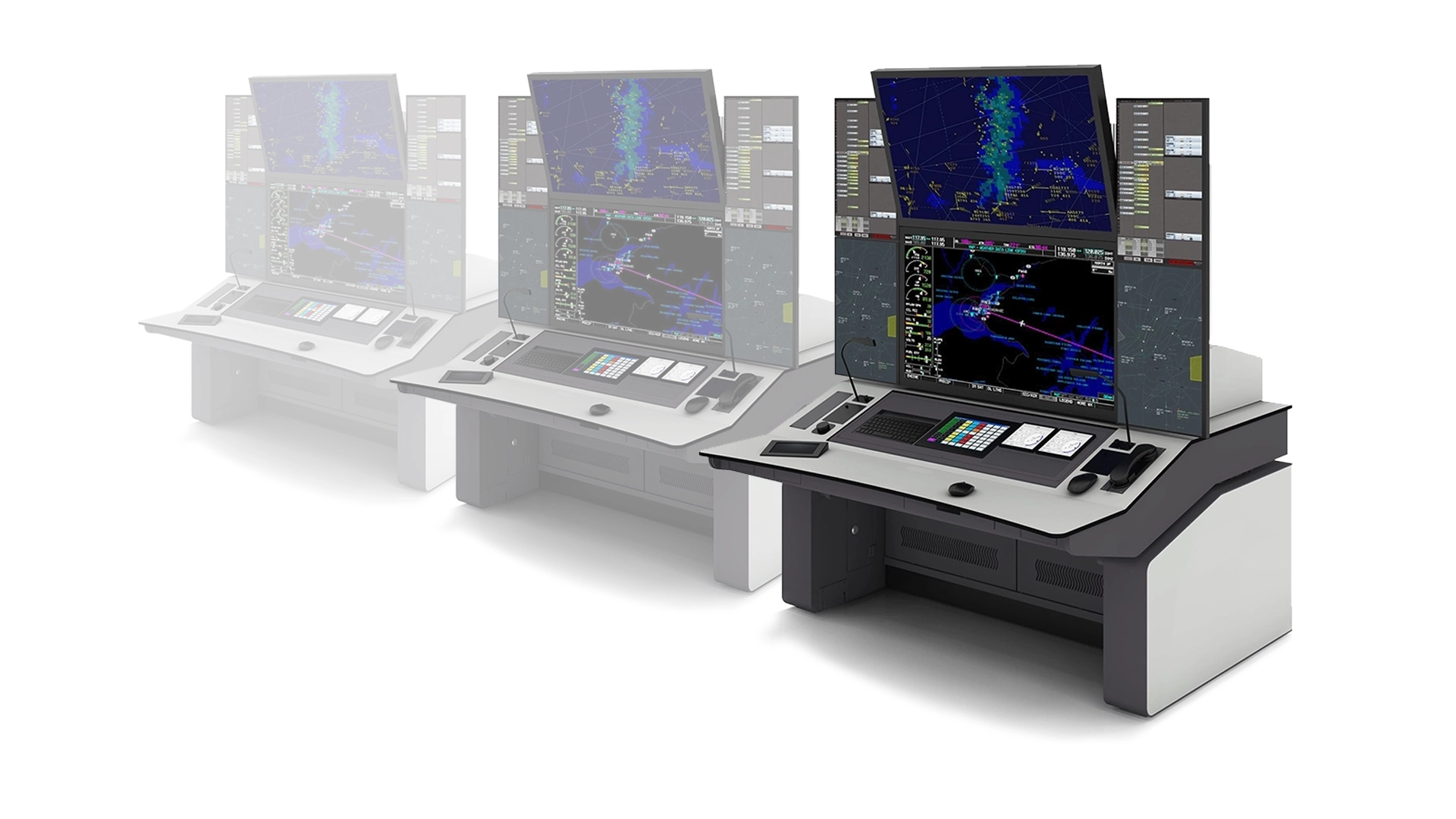 LundHalsey | Aviation | Air Traffic Control | ATM ATC Control Room Console Array