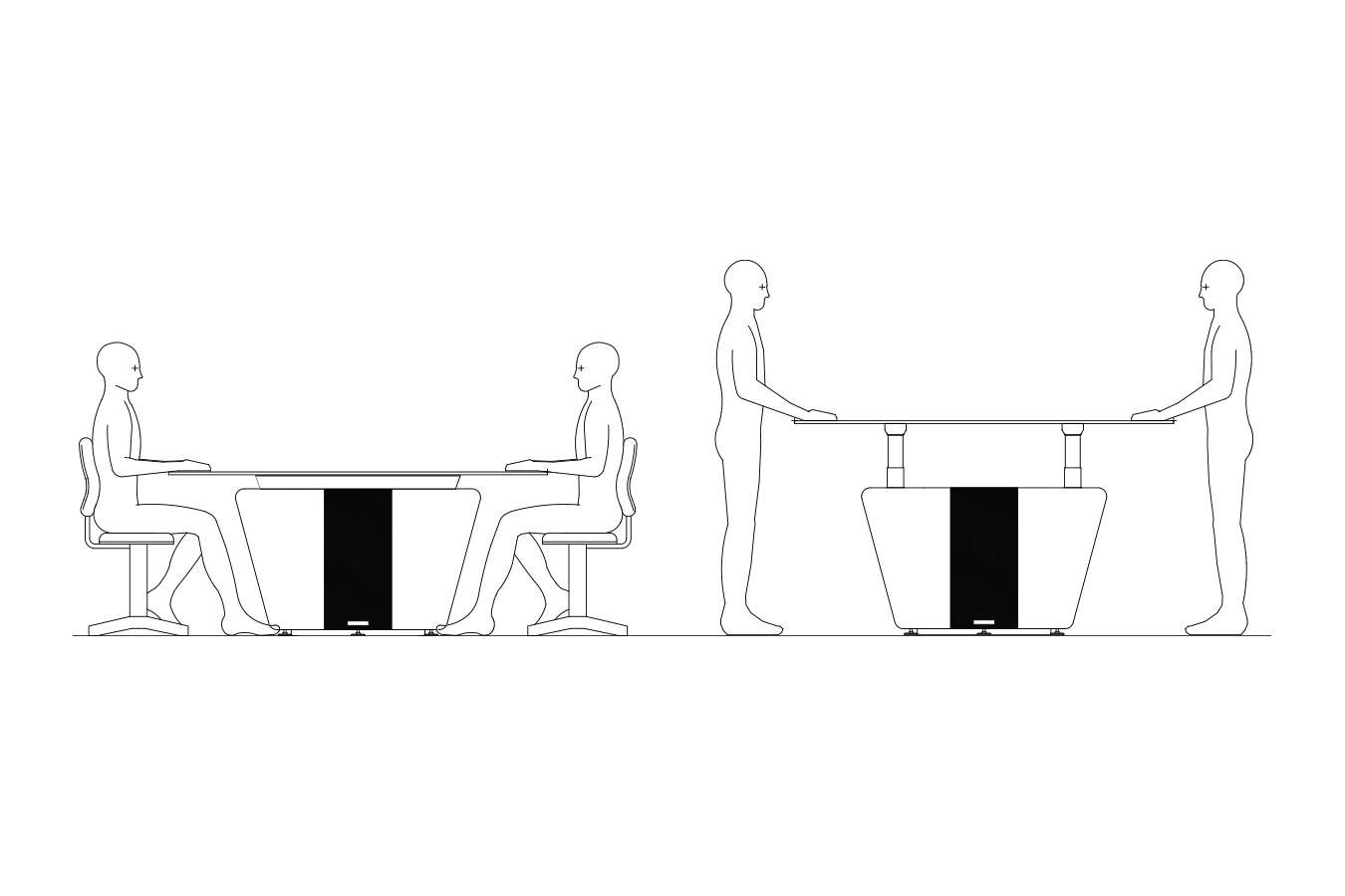 LundHalsey Kontrol Meet fixed height or sit/stand