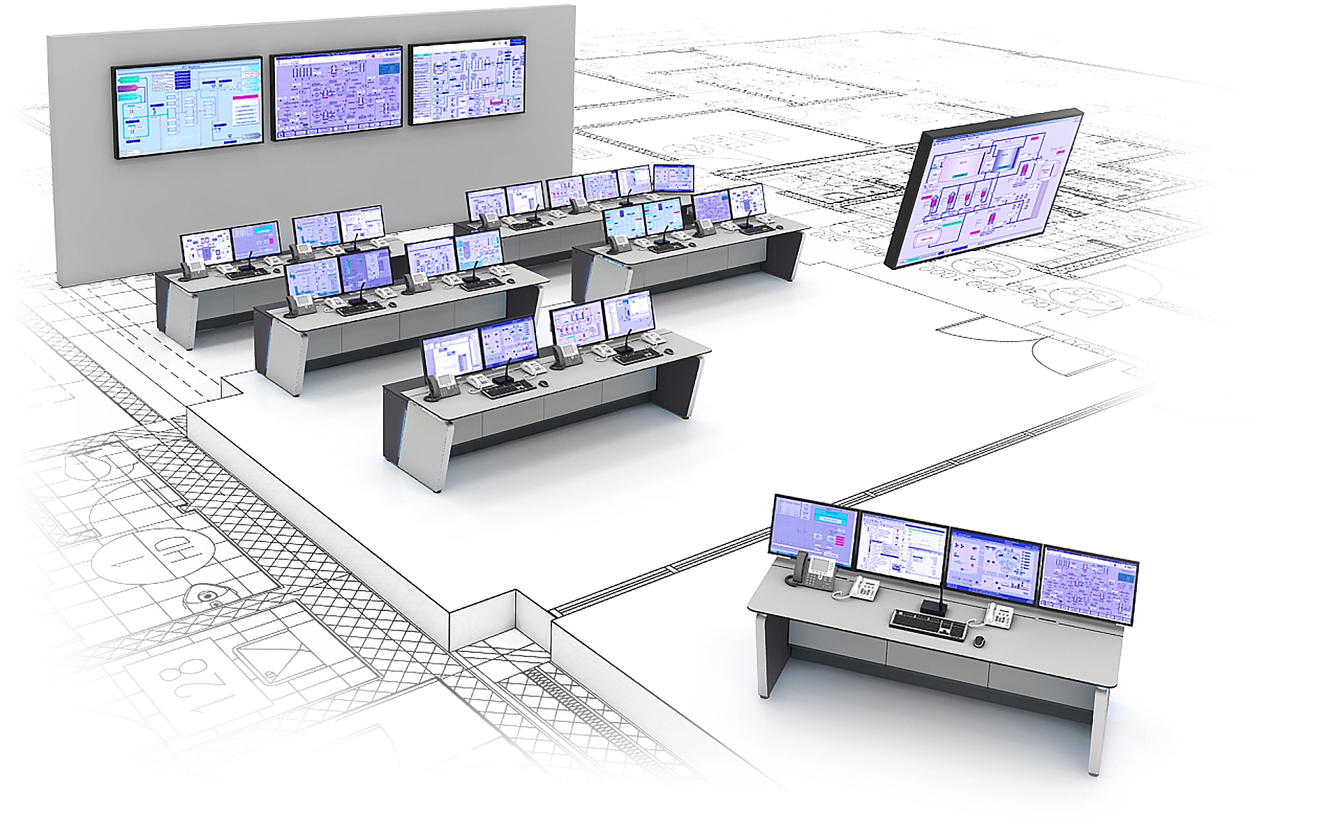 Kuwait Integrated Petroleum Industries Company (KIPIC) Control Room Kuwait Integrated Petroleum Industries Company (KIPIC) Control Room