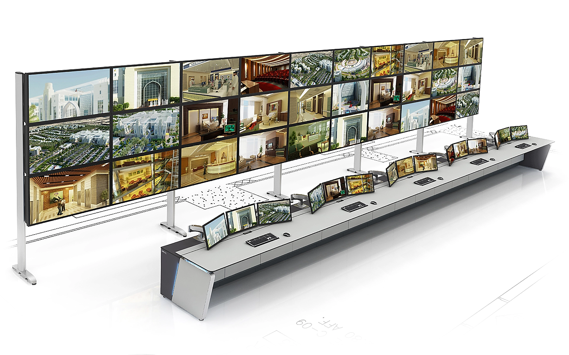 Royal Oman Police Hospital Control Room