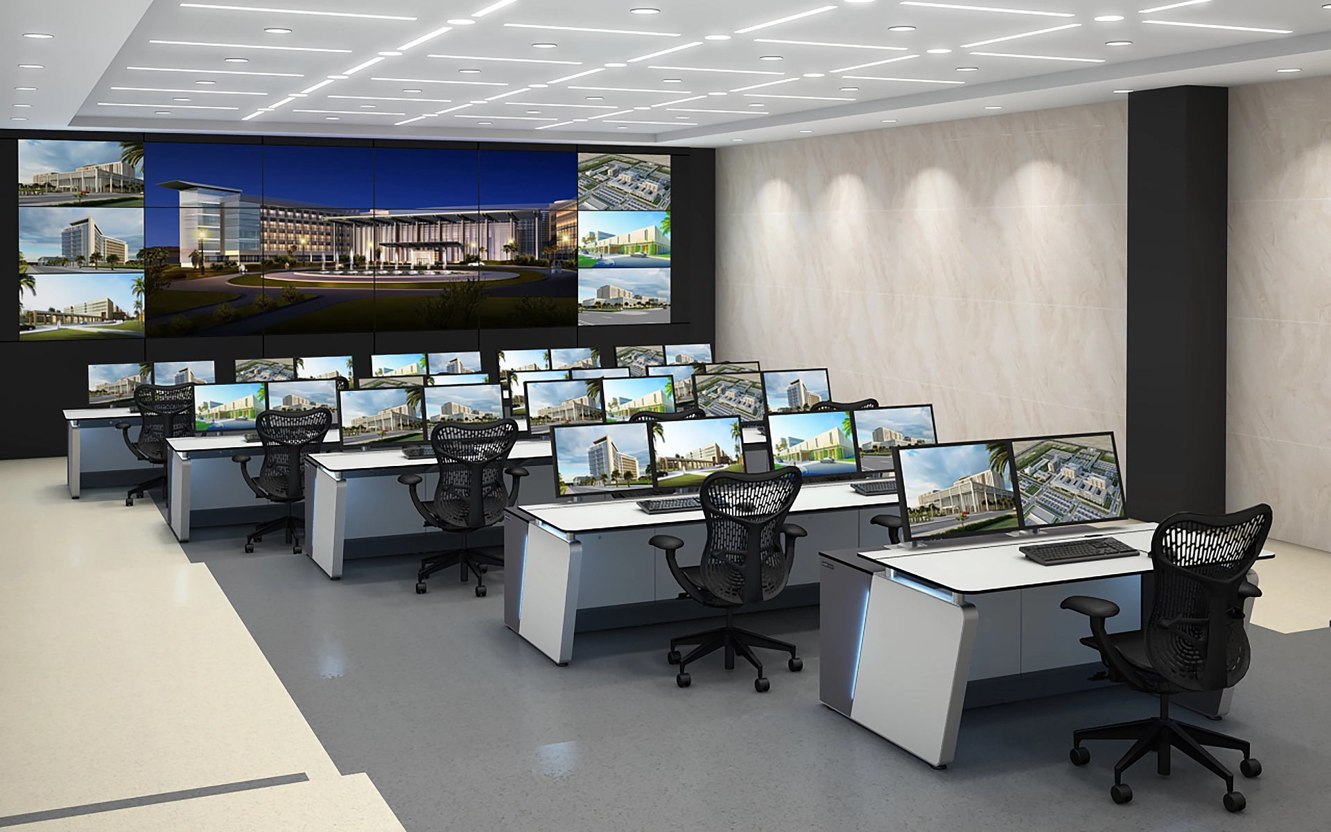 Qatar Military Medical City Hospital Control Room