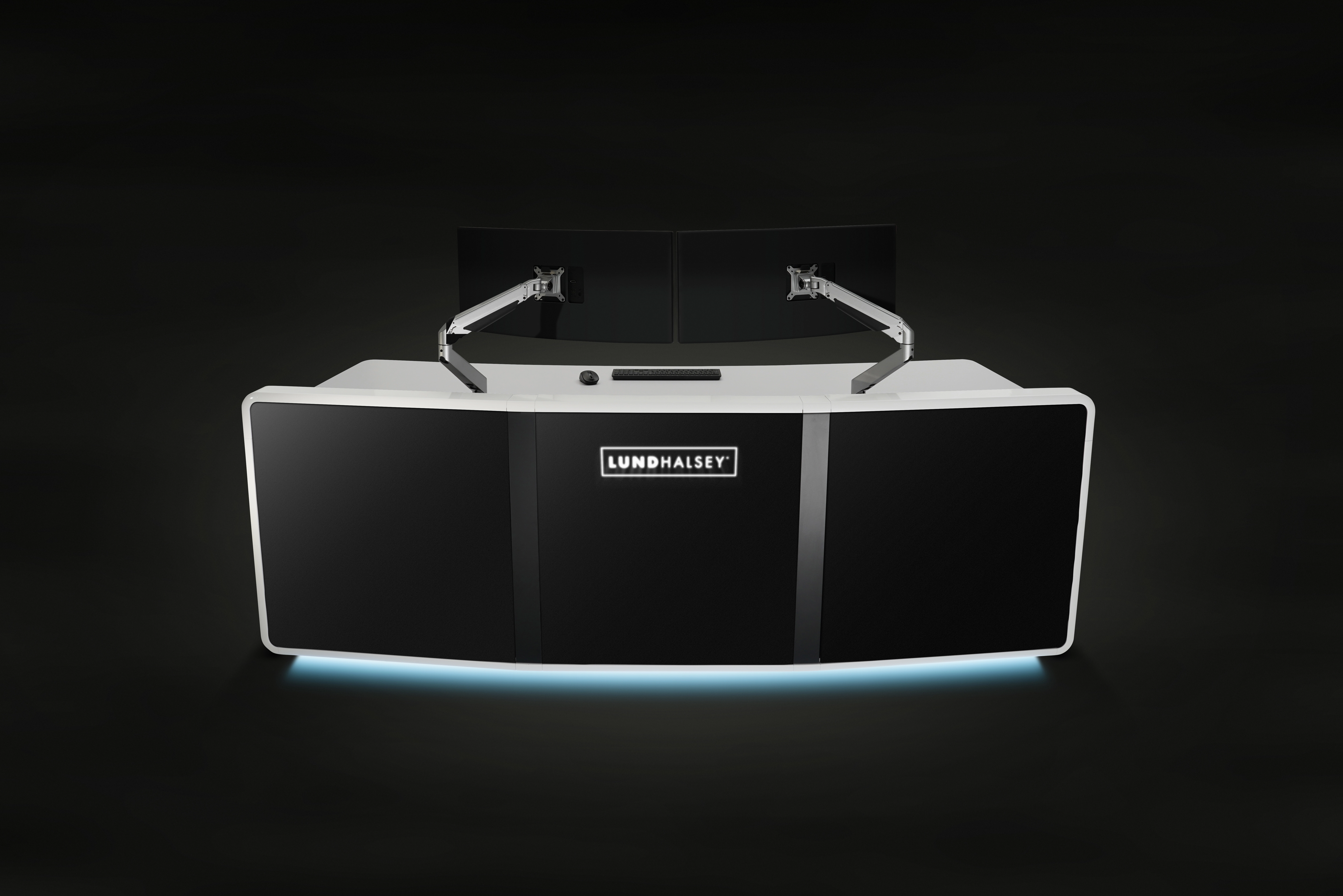 LundHalsey Optima Float control room console LundHalsey Optima Float control room console