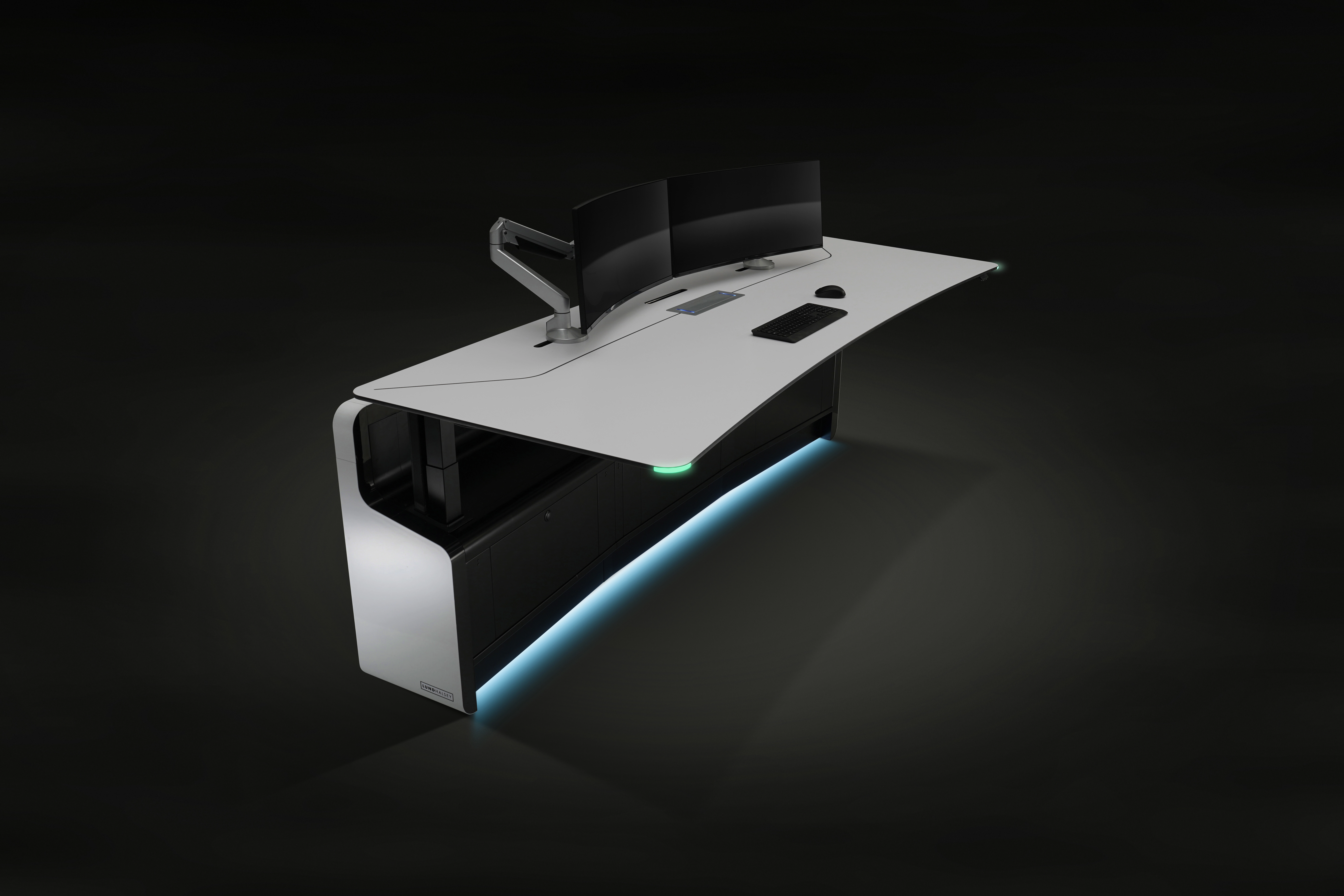 LundHalsey Optima Float control room console LundHalsey Optima Float control room console