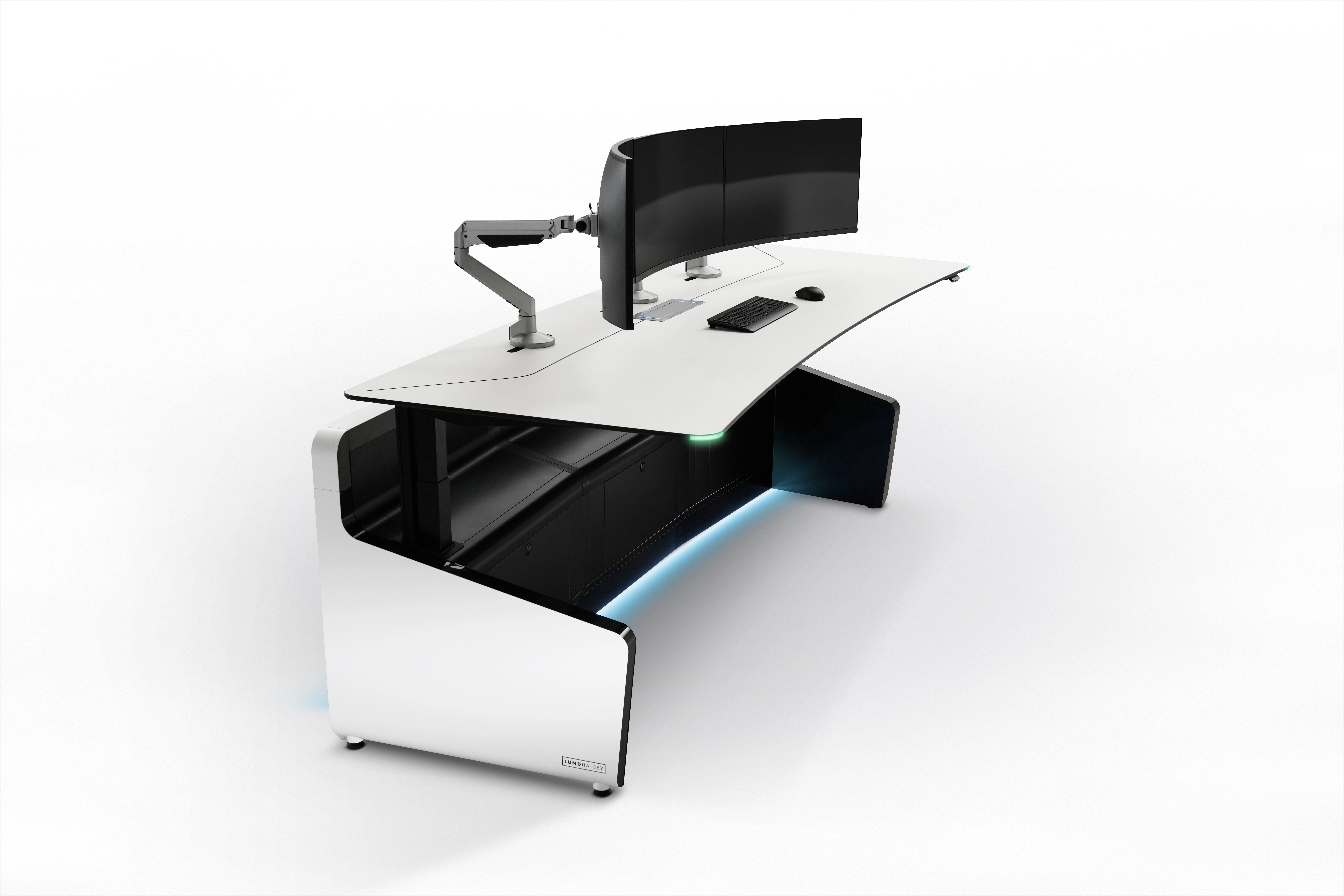 LundHalsey Optima Free control room console LundHalsey Optima Free control room console