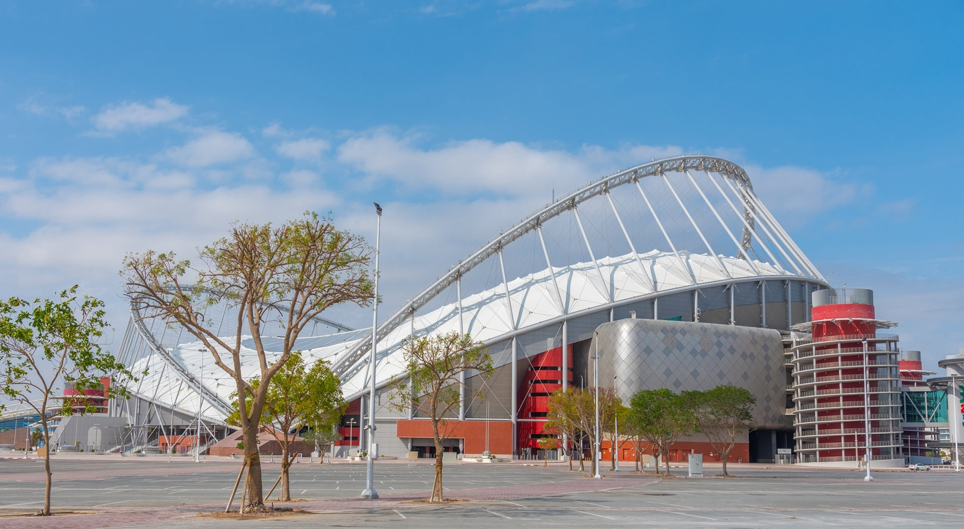 Khalifa International Stadium in Doha, Qatar.