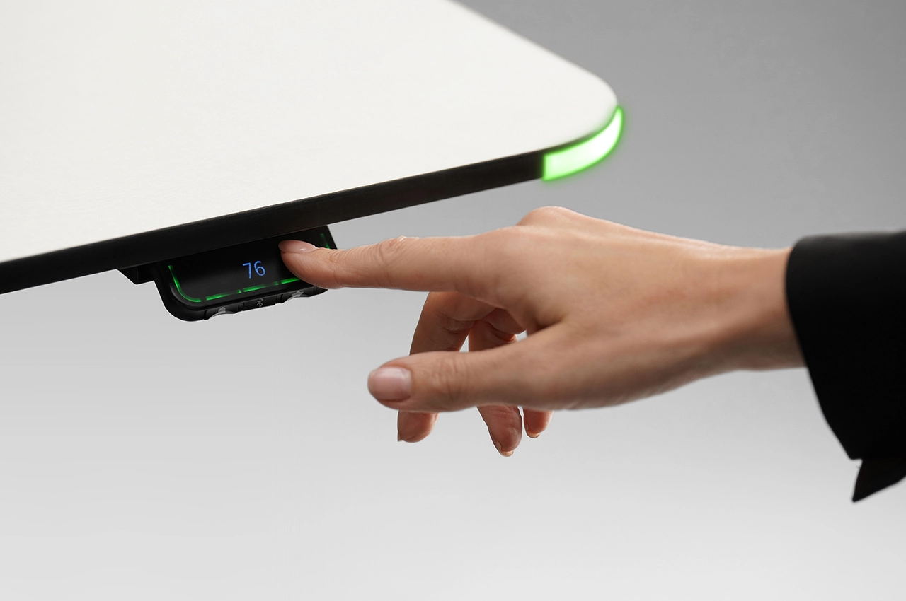 LundHalsey-Optima-Height-Adjustment-Controller.webp New Lateral Articulation Monitor Arm
